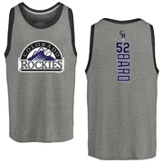 Youth Colorado Rockies Daniel Bard ＃52 Backer Tank Top Ash