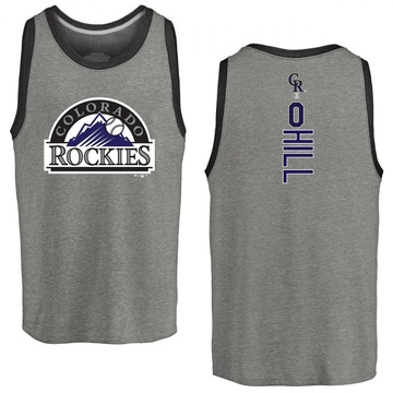 Youth Colorado Rockies Jaden Hill ＃0 Backer Tank Top Ash