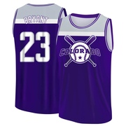 Youth Colorado Rockies Kris Bryant ＃23 Legend Baseball Tank Top - Purple/Gray