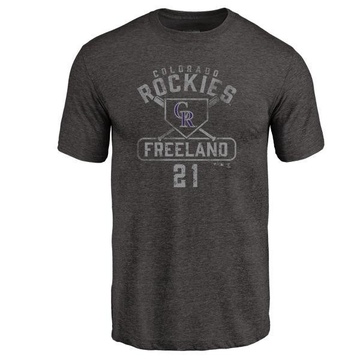 Youth Colorado Rockies Kyle Freeland ＃21 Base Runner T-Shirt - Black