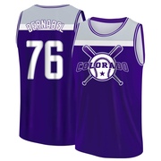 Youth Colorado Rockies Warming Bernabel ＃76 Legend Baseball Tank Top - Purple/Gray