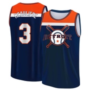 Youth Detroit Tigers Dick Mcauliffe ＃3 Legend Baseball Tank Top - Navy/Orange