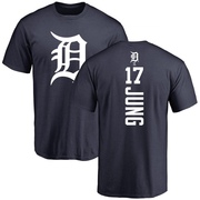 Youth Detroit Tigers Jace Jung ＃17 Backer T-Shirt - Navy