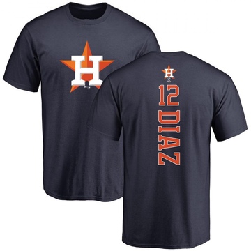 Youth Houston Astros Aledmys Diaz ＃12 Backer T-Shirt - Navy