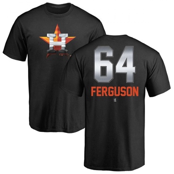 Youth Houston Astros Caleb Ferguson ＃64 Midnight Mascot T-Shirt - Black