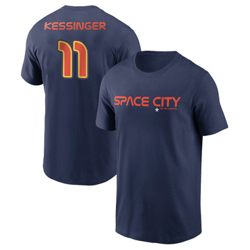 Youth Houston Astros Grae Kessinger ＃11 2022 City Connect Name & Number T-Shirt - Navy