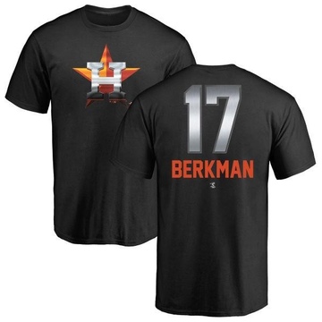 Youth Houston Astros Lance Berkman ＃17 Midnight Mascot T-Shirt - Black