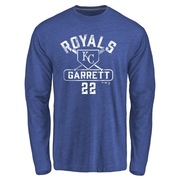 Youth Kansas City Royals Amir Garrett ＃22 Base Runner Long Sleeve T-Shirt - Royal