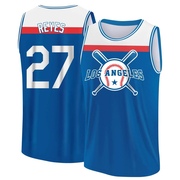 Youth Los Angeles Dodgers Alex Reyes ＃27 Legend Baseball Tank Top - Royal/White