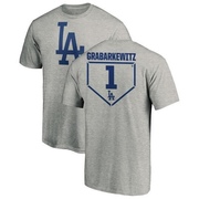 Youth Los Angeles Dodgers Billy Grabarkewitz ＃1 RBI T-Shirt Heathered - Gray