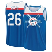 Youth Los Angeles Dodgers Chase Utley ＃26 Legend Baseball Tank Top - Royal/White