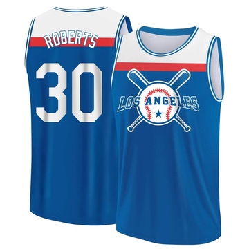 Youth Los Angeles Dodgers Dave Roberts ＃30 Legend Baseball Tank Top - Royal/White