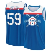 Youth Los Angeles Dodgers Evan Phillips ＃59 Legend Baseball Tank Top - Royal/White