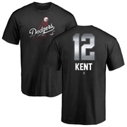 Youth Los Angeles Dodgers Jeff Kent ＃12 Midnight Mascot T-Shirt - Black