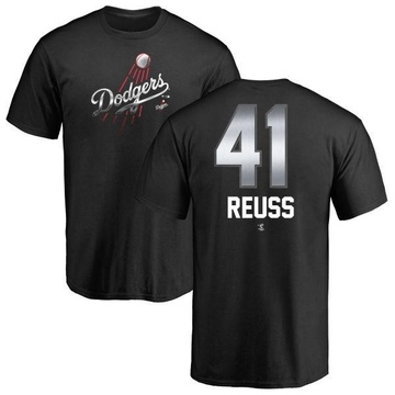 Youth Los Angeles Dodgers Jerry Reuss ＃41 Midnight Mascot T-Shirt - Black