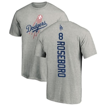 Youth Los Angeles Dodgers John Roseboro ＃8 Backer T-Shirt Ash