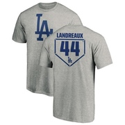 Youth Los Angeles Dodgers Ken Landreaux ＃44 RBI T-Shirt Heathered - Gray