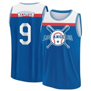 Youth Los Angeles Dodgers Kristopher Negron ＃9 Legend Baseball Tank Top - Royal/White