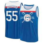 Youth Los Angeles Dodgers Orel Hershiser ＃55 Legend Baseball Tank Top - Royal/White