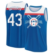 Youth Los Angeles Dodgers Rick Sutcliffe ＃43 Legend Baseball Tank Top - Royal/White