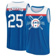 Youth Los Angeles Dodgers Rickey Henderson ＃25 Legend Baseball Tank Top - Royal/White