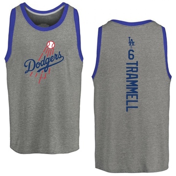 Youth Los Angeles Dodgers Taylor Trammell ＃6 Backer Tank Top Ash