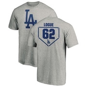 Youth Los Angeles Dodgers Zach Logue ＃62 RBI T-Shirt Heathered - Gray