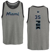 Youth Miami Marlins A.J. Puk ＃35 Backer Tank Top Ash