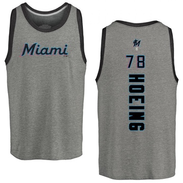 Youth Miami Marlins Bryan Hoeing ＃78 Backer Tank Top Ash