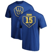 Youth Milwaukee Brewers Oliver Dunn ＃15 RBI T-Shirt - Royal