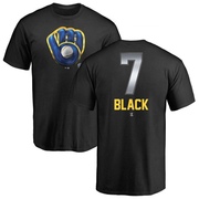 Youth Milwaukee Brewers Tyler Black ＃7 Tyler Midnight Mascot T-Shirt - Black