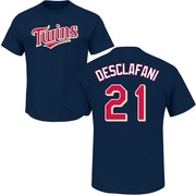 Youth Minnesota Twins Anthony DeSclafani ＃21 Roster Name & Number T-Shirt - Navy