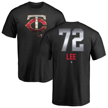 Youth Minnesota Twins Brooks Lee ＃72 Midnight Mascot T-Shirt - Black