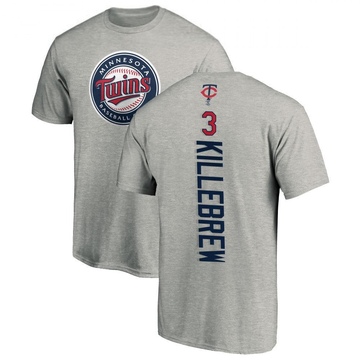 Youth Minnesota Twins Harmon Killebrew ＃3 Backer T-Shirt Ash