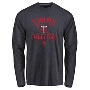 Youth Minnesota Twins Paul Molitor ＃4 Base Runner Long Sleeve T-Shirt - Navy