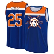 Youth New York Mets Brooks Raley ＃25 Legend Baseball Tank Top - Royal/Orange