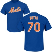 Youth New York Mets Jose Butto ＃70 Roster Name & Number T-Shirt - Royal