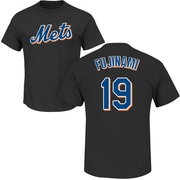 Youth New York Mets Shintaro Fujinami ＃19 Roster Name & Number T-Shirt - Black