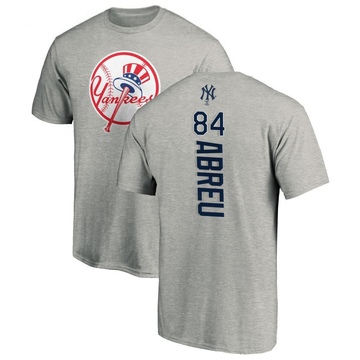 Youth New York Yankees Albert Abreu ＃84 Backer T-Shirt Ash