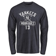 Youth New York Yankees Alex Rodriguez ＃13 Base Runner Long Sleeve T-Shirt - Navy