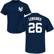 Youth New York Yankees DJ LeMahieu ＃26 Roster Name & Number T-Shirt - Navy