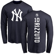 Youth New York Yankees Phil Rizzuto ＃10 Backer Long Sleeve T-Shirt - Navy