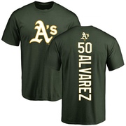 Youth Oakland Athletics Armando Alvarez ＃50 Backer T-Shirt - Green