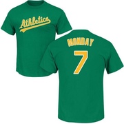 Youth Oakland Athletics Rick Monday ＃7 Roster Name & Number T-Shirt - Green