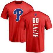 Youth Philadelphia Phillies Max Lazar ＃60 Backer T-Shirt - Red