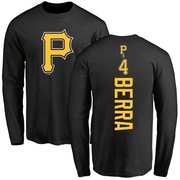 Youth Pittsburgh Pirates Dale Berra ＃4 Backer Long Sleeve T-Shirt - Black