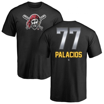 Youth Pittsburgh Pirates Joshua Palacios ＃77 Midnight Mascot T-Shirt - Black