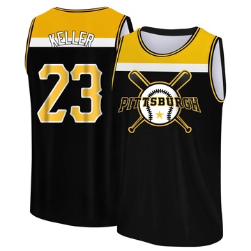 Youth Pittsburgh Pirates Mitch Keller ＃23 Legend Baseball Tank Top - Black/Yellow