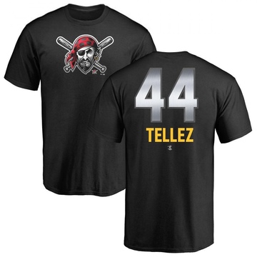 Youth Pittsburgh Pirates Rowdy Tellez ＃44 Midnight Mascot T-Shirt - Black