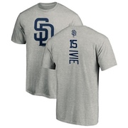 Youth San Diego Padres Mike Ivie ＃15 Backer T-Shirt Ash